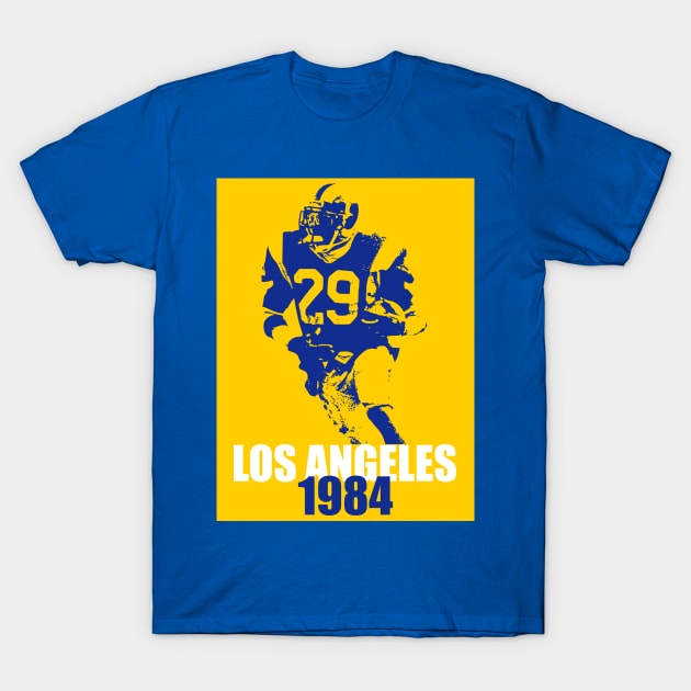Los Angeles Football 1984 T-Shirt by HelmetAddict